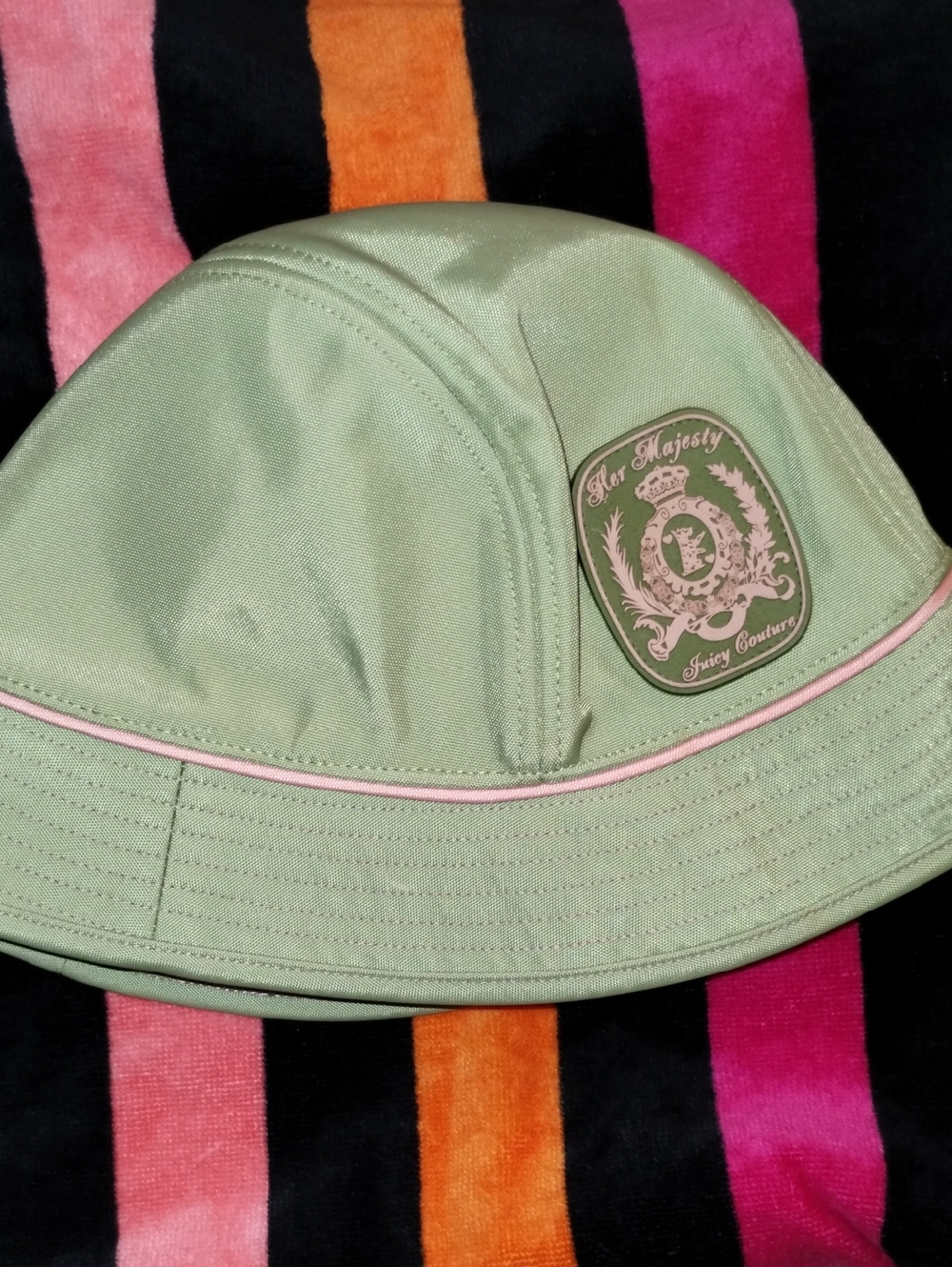 Juicy Couture Hat Green Pink